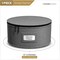 Sorbus China Storage Containers - Dinnerware Organizer for Dinner Plates with Lid (Holds Service for 12) with Felt Protectors - 12 x 6.25